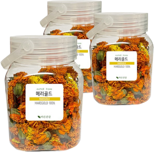 바른건강 제주 메리골드 꽃차, 40g, 1개입, 3개