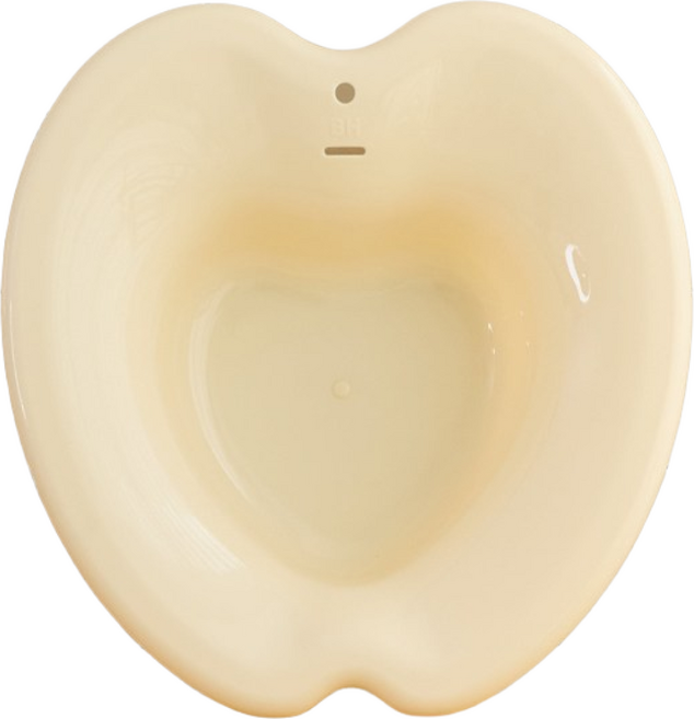 비에이치 The 편안 좌욕기 가정용 LDPE 소프트 임산부, 1개, 아이보리