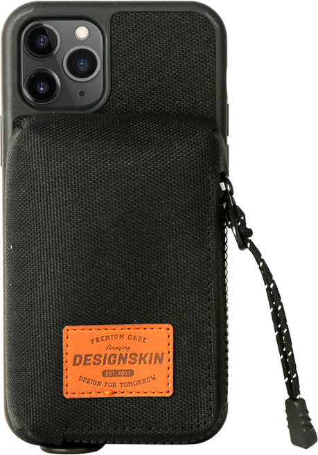 디자인스킨 지퍼 수납 핸드폰 케이스