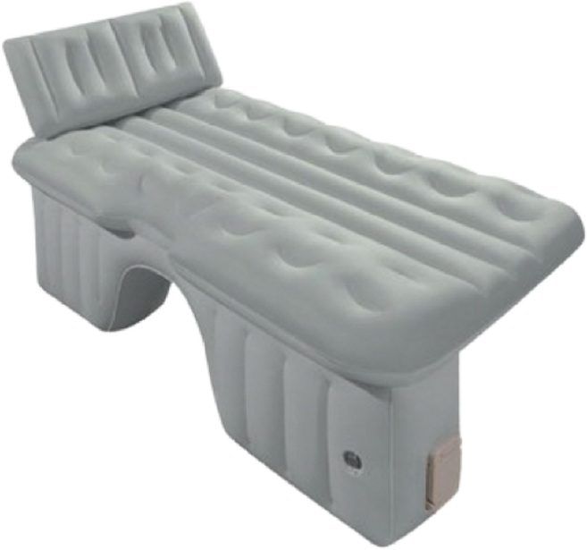 원터치 가성비 에어매트 무선 자동펌프 휴대용 자동차 뒷좌석 침대 차량용 캠핑 차박, 그레이, 기본 차종