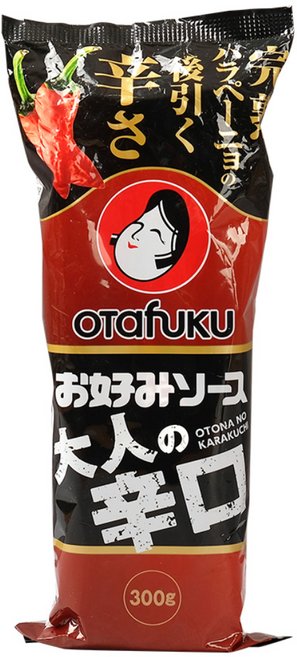 오타후쿠 오코노미 소스 매운맛 일본 소스 오코노미야끼 양배추요리 일식 300g 1개