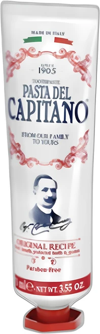 카피타노 치약 오리지널 레시피 내추럴 허브 레드, 75ml, 1개 - 쿠팡