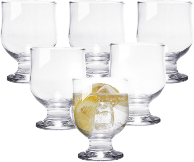 다이아글라스 미르 블룸고블렛(중) 240ml-6개세트 유리컵 유리잔 쥬스잔 맥주컵, 블룸고블렛(중) 240ml-6개, 1세트