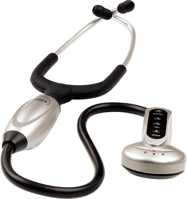 JABES GST 국내생산 명품 야베스 전자청진기 18배증폭 스피커연결 고급형, 1개