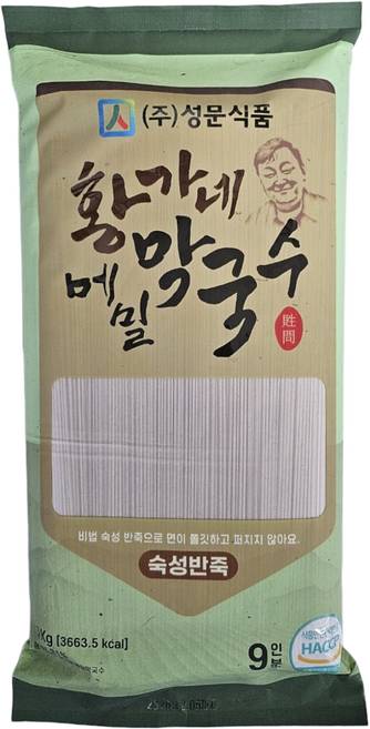 황가네 메밀막국수 메밀31%, 4개, 1kg