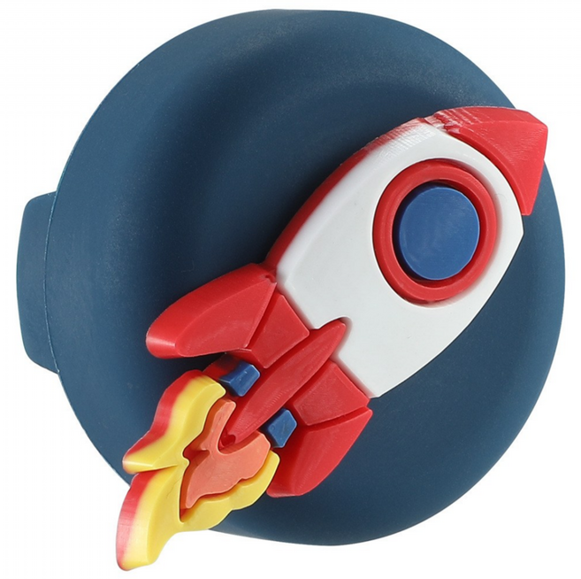 리바앤코 애플 에어태그1/2 실리콘 케이스, 1개, 로켓