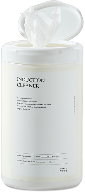 청정생활 인덕션 클리너 세정제 청소 티슈 150매입, 2개