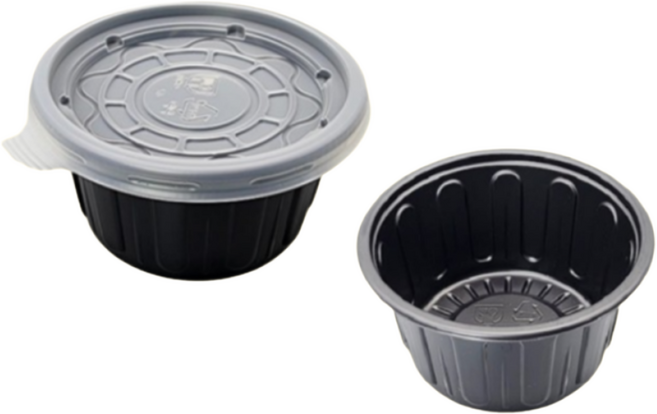 에스제이케미칼 95파이 국물용기 소 블랙 1000개 세트, 1개