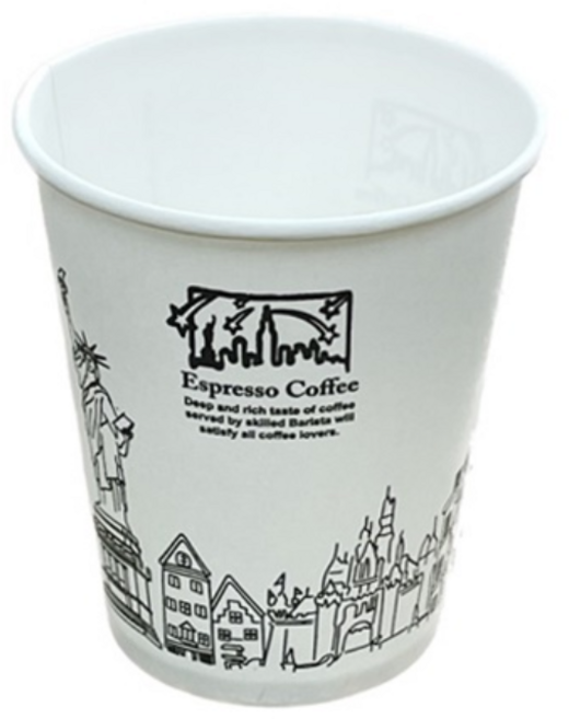 더컵 자판기용 7온스 뉴욕화이트 인쇄종이컵 1000개 210ml, 1세트