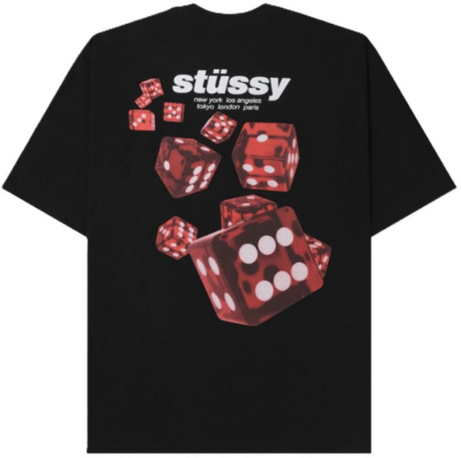 국내 정식발매 스투시 반팔 티셔츠 Stussy 다이스 주사위 반팔티 1905160 건스사은품 제공