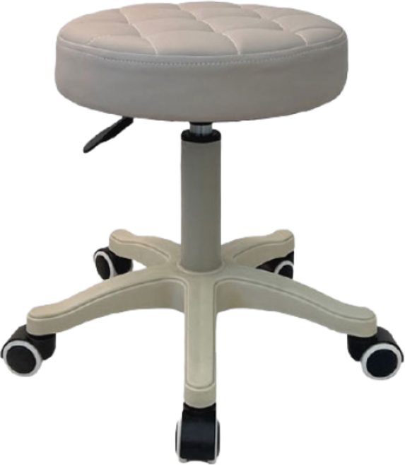 원앙산업 미용의자 병원 스툴 보조 회전, 1. 아이보리, 1개
