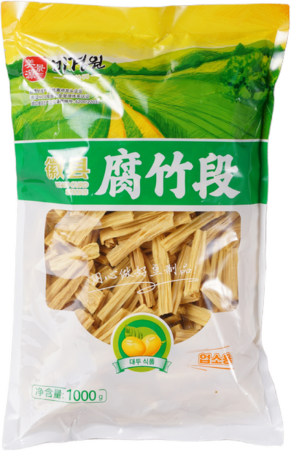 미경원 푸주스틱 자른 건두부 사리 마라탕 훠궈재료 절단 두부피 최상급 유바 부죽 fuzhu, 1개, 1kg