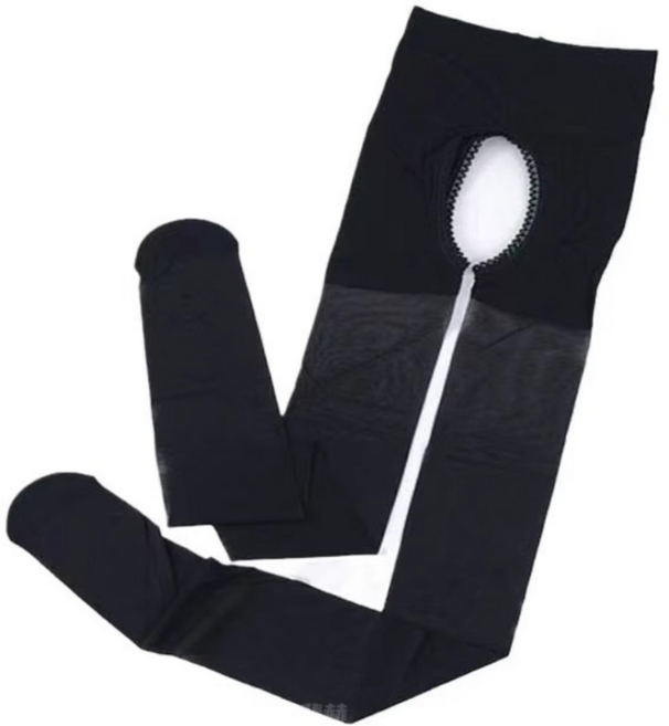 여성용 밑트임 Y존 오픈형 팬티 스타킹