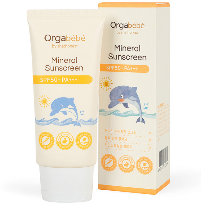 오가베베 무기자차 유아선크림 SPF50+ PA+++, 50g, 1개