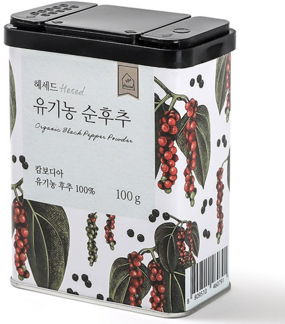 순후추 유기농 흑 후추 가루, 100g, 1개