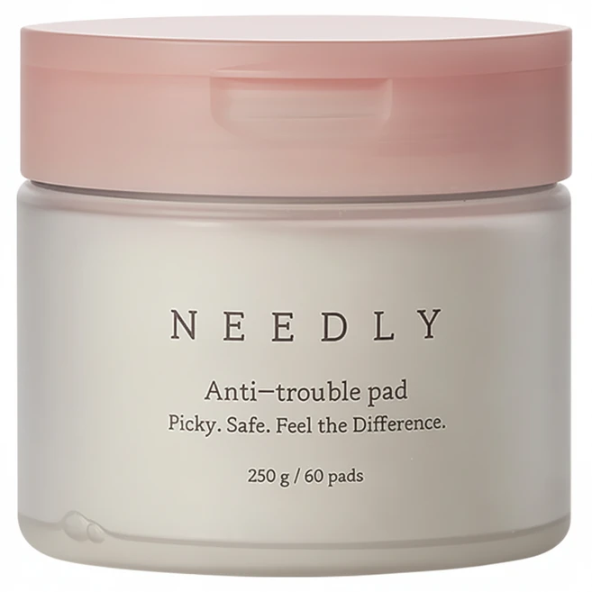 니들리 안티 트러블 패드 피지 모공 각질 노폐물 여드름 피부 트러블 케어, 60매입, 1개 - 쿠팡