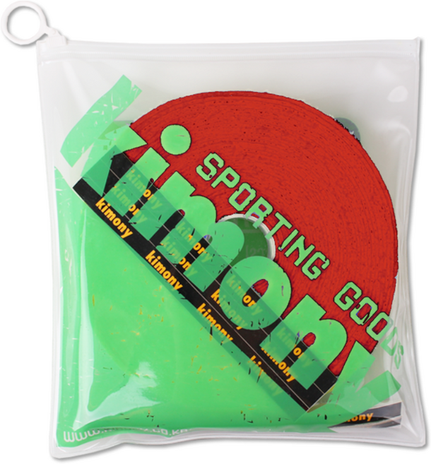 키모니 극세사 타월그립 15개입 KGT148 배드민턴그립, 레드