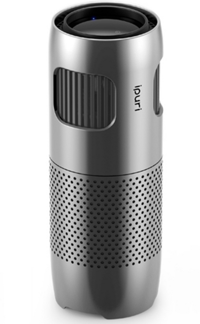 아이퓨리 차량용 공기청정기 미세먼지 에어컨 차량 냄새제거 헤파필터, 실버, C1