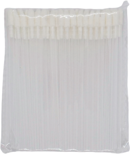 [일회용 위생 립브러쉬] 휴대용 메이크업 브러시 뷰티샵 속눈썹 시술 브러쉬 스틱, 100개, 클리어