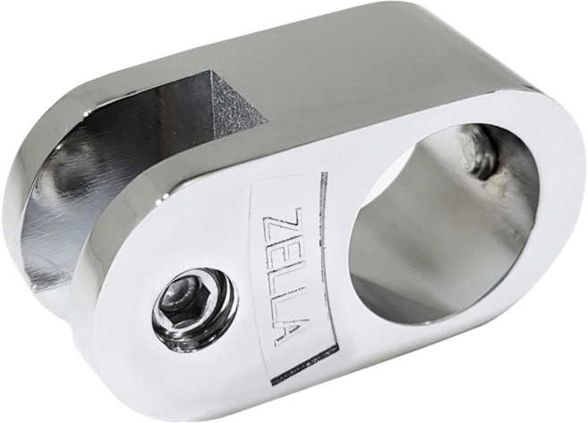 샤워부스 브라켓 유리 파이프 19파이 픽싱바 부속, 크롬, 1개