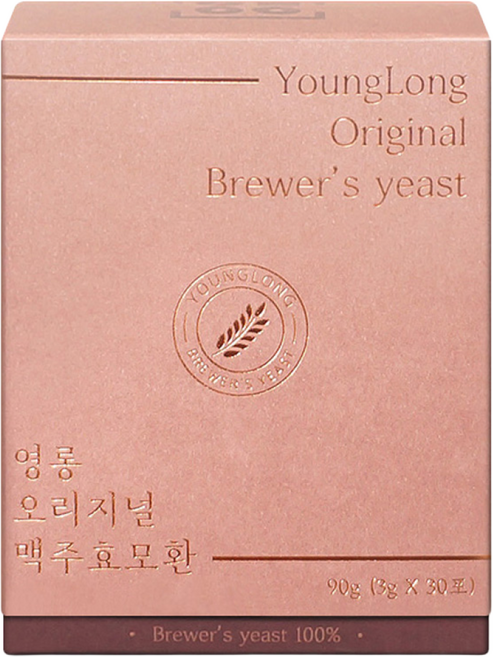 영롱 오리지널 맥주효모환, 1개, 90g