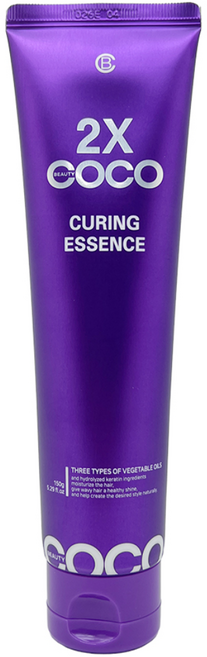 뷰티코코 2X 컬링 헤어 에센스 트리트먼트 컬크림 150g 보라색에센스, 1개