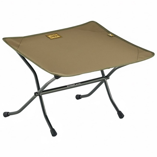 위드기어 발받침대 포트 풋레스트 FRPF1 국내 제작(국산) 아웃도어 다용도 접이식 발 받침대 실외 실내 발 거치대, 올리브, 1개