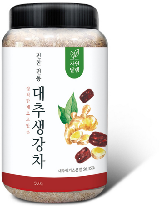 자연달램 진한 전통 대추생강차, 500g, 1개