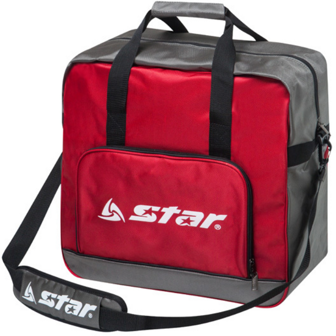 스타스포츠 볼 4개입 옥스포드 가방 BT450-04, 레드 + 그레이