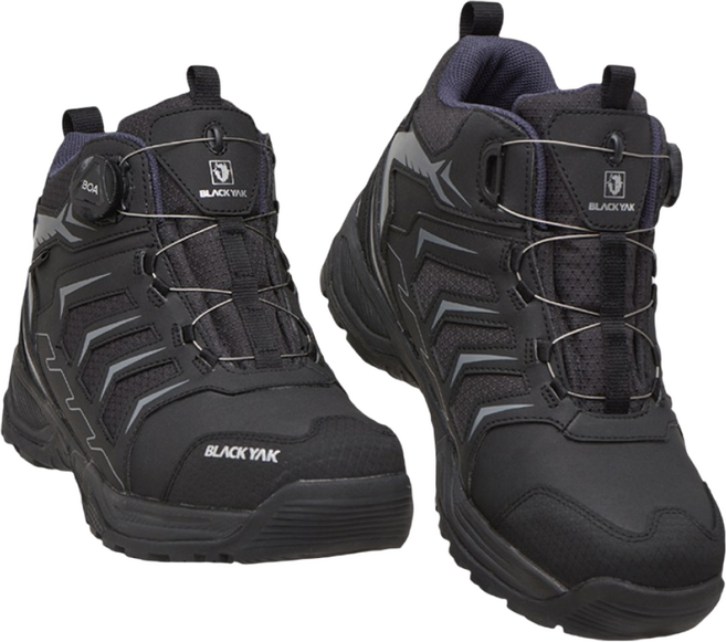 고릴라몰) 블랙야크 안전화 통기성을 살린 코듀라 원단 다이얼 경량 작업화 현장화 YAK-03D(BK) YAK-02D(BR) (GR)