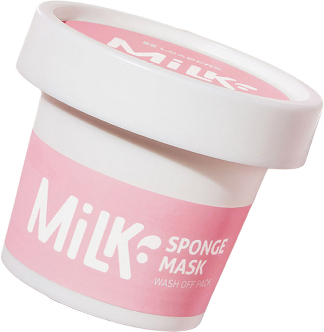 [임박특가] 리더스 밀크 스폰지 마스크 100g (26년5월17일 까지), 1개
