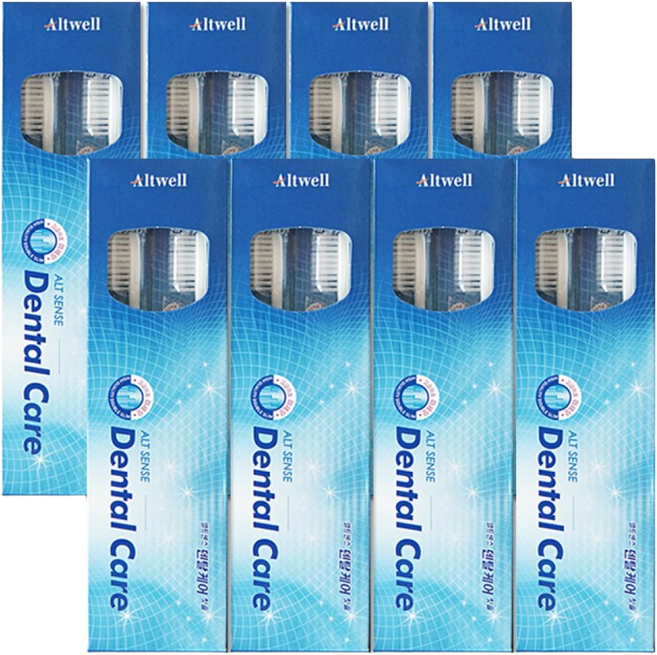 앨트웰 덴탈케어칫솔(미세모) / 남여노소 누구나 사용 / 가성비 짱, 1세트, 32개입