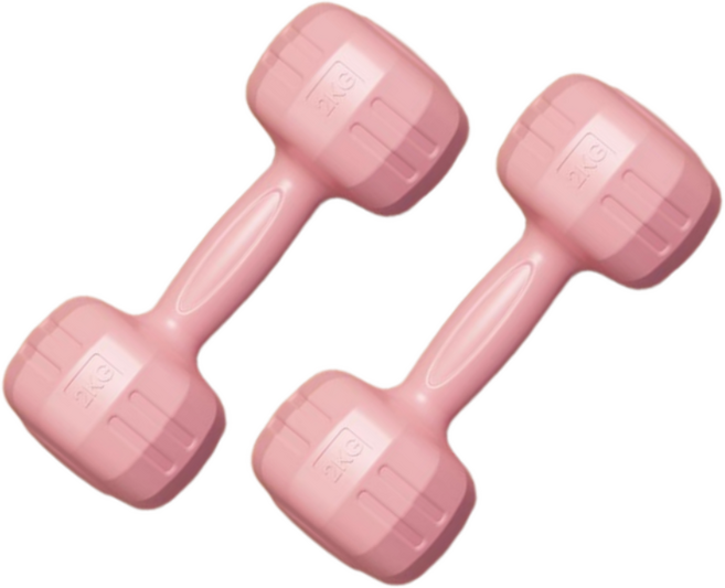 비블릿 미끄럼방지 PVC 프리미엄 아령 1+1 (2개세트), 1개, 1kg