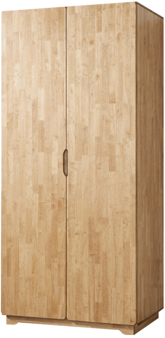 하프탑 고무나무 원목 긴문 장롱 이불장, 단품