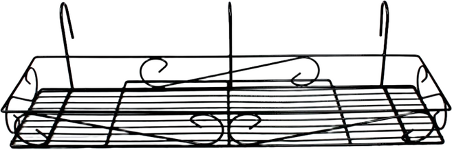 알파라이프(유엔유몰) 베란다걸이대 / 식물걸이대 다육걸이대 화분걸이대 촘촘한 걸이대 국산제작 화분걸이대, 블랙, 1개