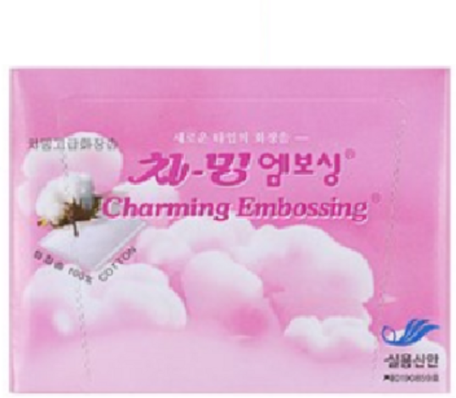 에스떼오뜨젠 차밍 엠보싱 순면 저자극 고급 화장솜, 100개입, 4개