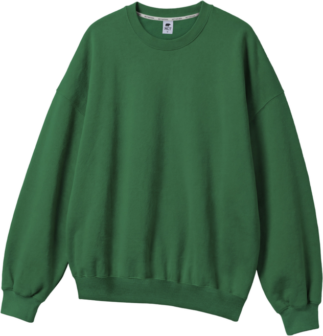 프리미엄 쭈리면 남녀공용 테리 오버핏 무지 맨투맨 남성 여성 빅사이즈 스웨트 티셔츠 단체티 커플티