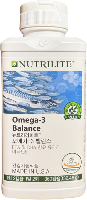 뉴트리라이트 오메가3 밸런스, 360정, 1개