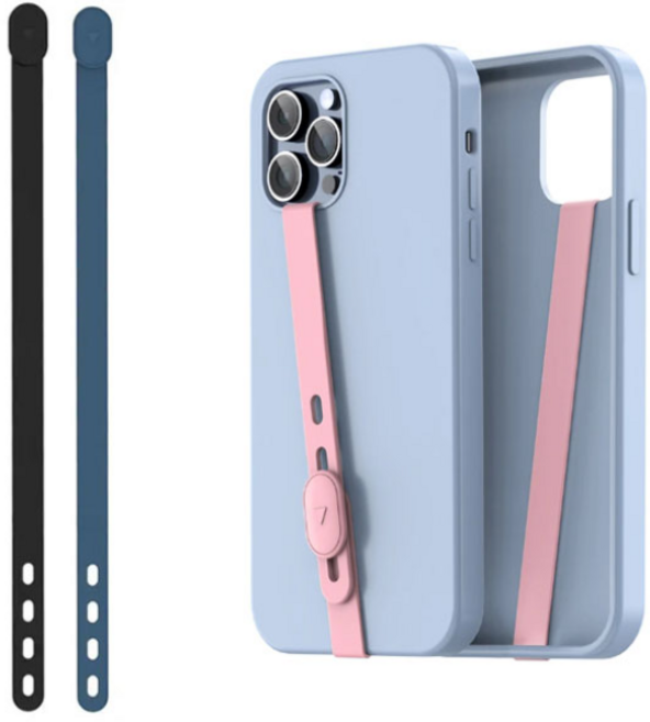 [특가] make speed 3세대 스마트폰 핑거스트랩(2개), 딥다크+인디고블루, 1세트