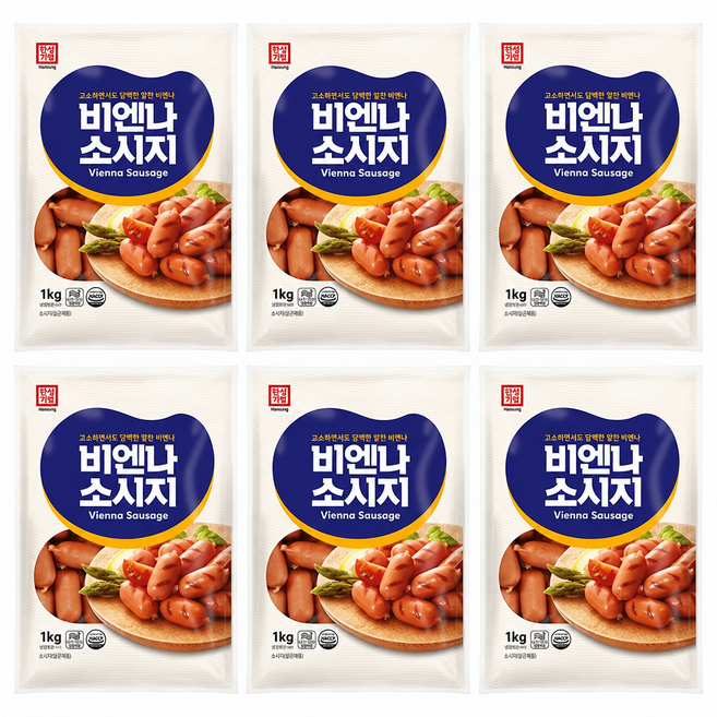 한성 비엔나소세지, 1kg, 6개
