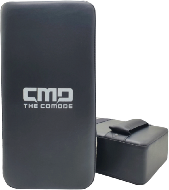 CMD 암미트 정권 연습 동체시력 반사신경 암미트 스파링미트 훈련 운동 태권도발차기 도구 빅 단 킥복싱 쌍 사각미트 뒤차기 대형 태권도타켓 킥미트 암미트, 블랙(양쪽), 1세트