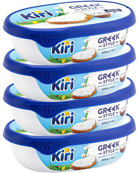 끼리 크림치즈 스프레드 200g 그릭스타일 4개