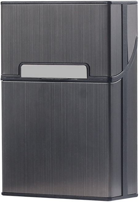 메탈 담배 케이스 일반형 / 슬림형 7종, 1개, 일반)메탈블랙