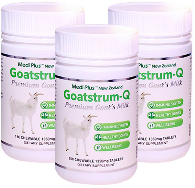 뉴질랜드 산양유 단백질 메디플러스 고트스트럼 큐 450정, 1개