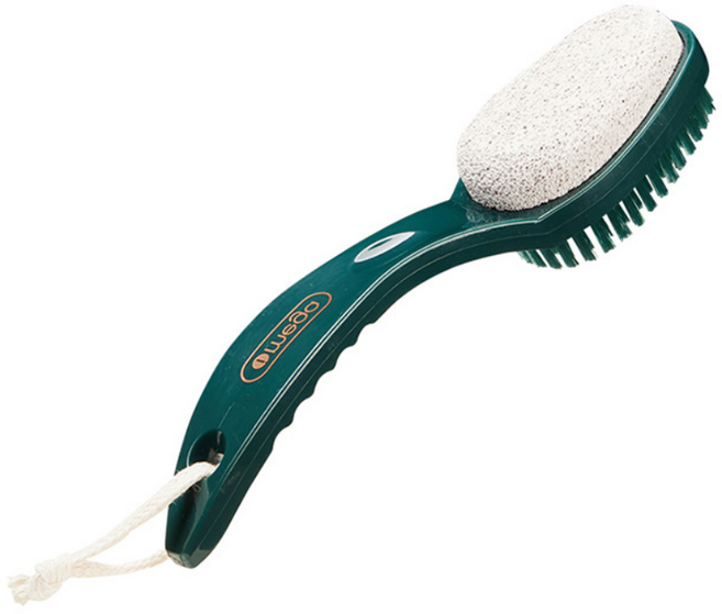 블룸써니 발각질 제거 목욕 브러쉬 그린, 1개입, 1개, 77g