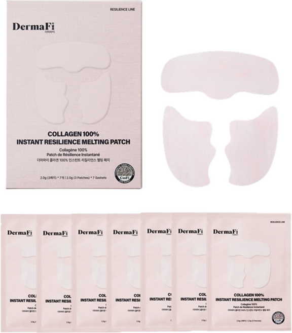 더마파이 글루타치온 녹는 마스크팩 멜팅패치 (+나노콜라겐) 1박스(7회분), 1개, 7개입