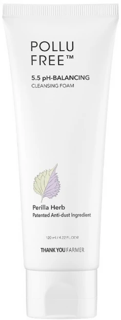 땡큐파머 폴루프리 5.5 약산성 클렌징 폼 120ml, 1개 - 쿠팡