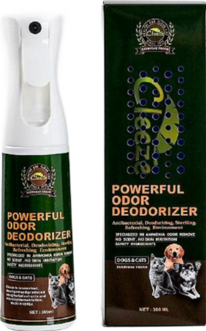 클리즈 천연 네추럴 무향 강아지 고양이 반려동물 탈취제, 1개, 300ml