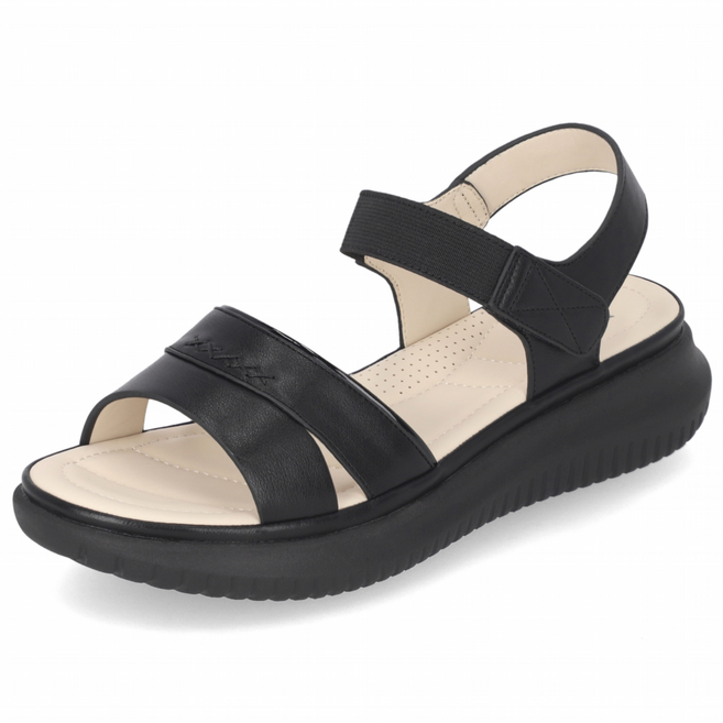 엘칸토 마쯔 여성 엣지 라인 경량 캐주얼 샌들 4cm LCWW57M426