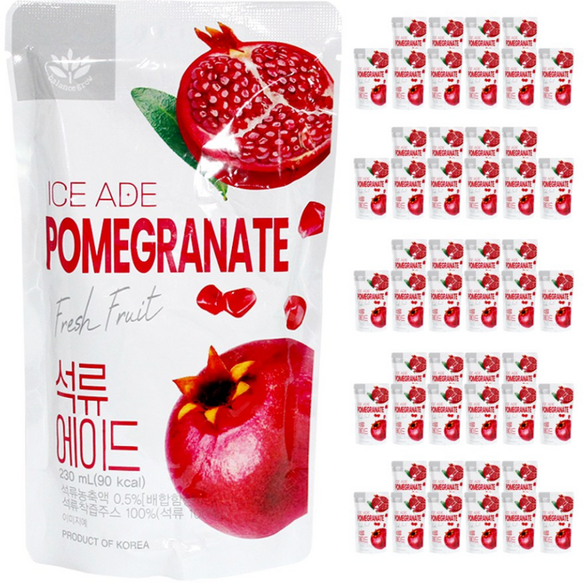 발란스그로우 석류 에이드, 230ml, 50개